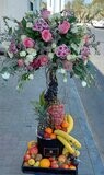 Splendid Flower And Fruits Arrangement