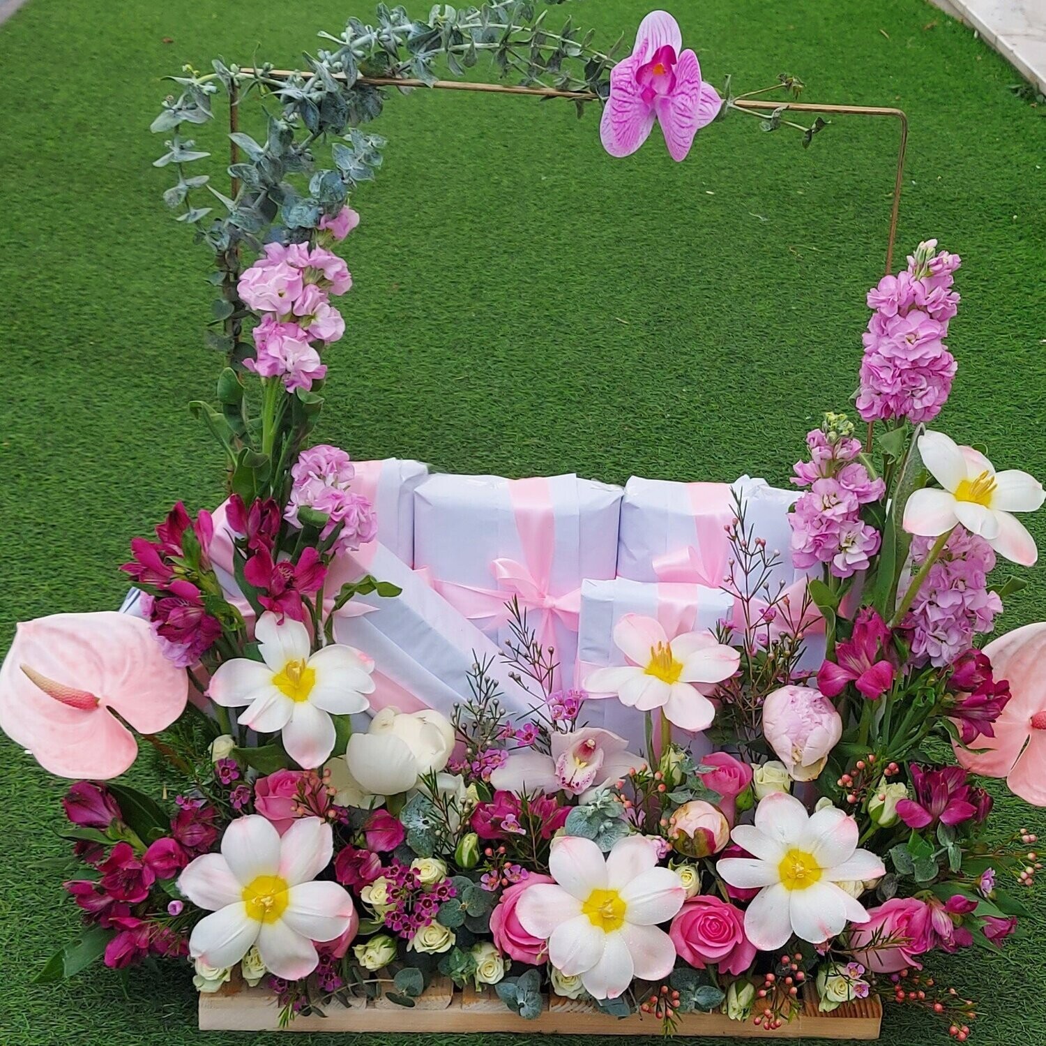 Heavenly Multicolored Flower Arrangement