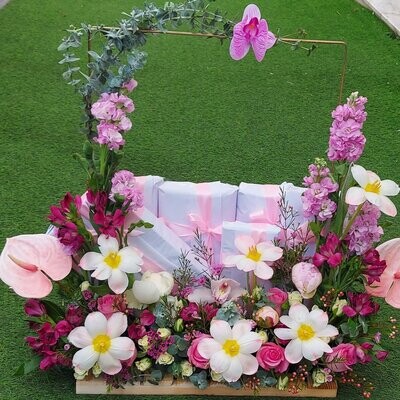 Heavenly Multicolored Flower Arrangement