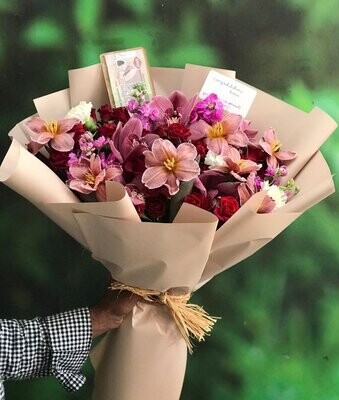 Tulip With Mix Flower Bouquet