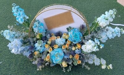 Enticing Blue Combination Flower Arrangement