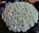 Spring White Roses Bouquet