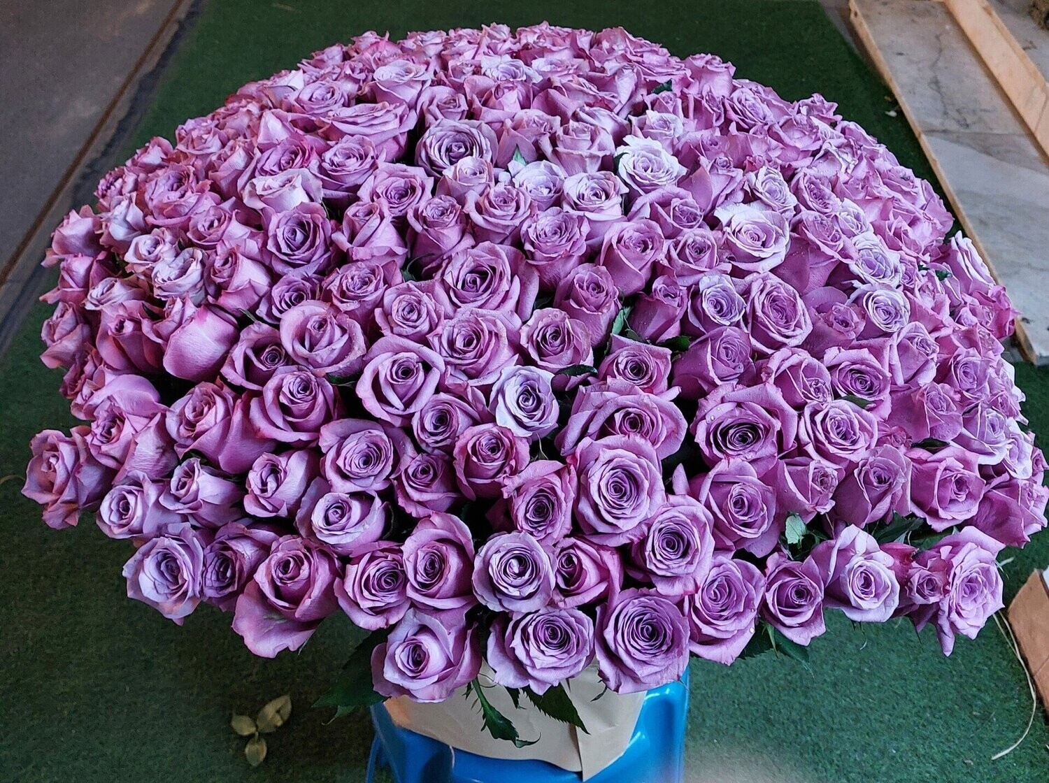 Spring Purple Roses Bouquet