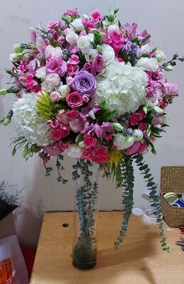 Pure Passion Flowers In Vase