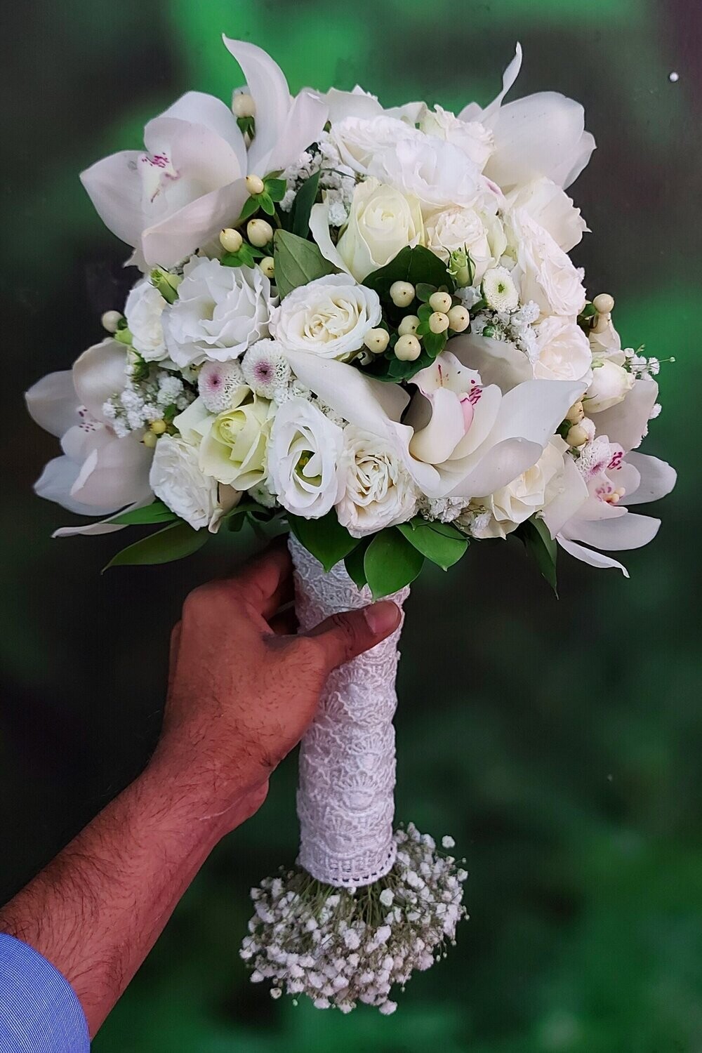 Special Cymbedium Bridal Bouquet