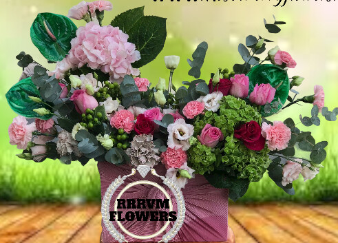 Mesmerizing Flowers In Basket