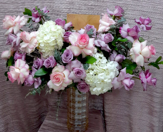 Dreamy Cloud Glass Arrangement