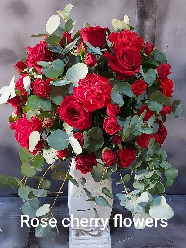 Emerald Flowers In Vase