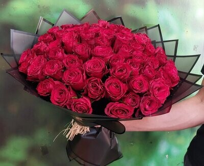 Treasured Red Roses Hand Bouquet