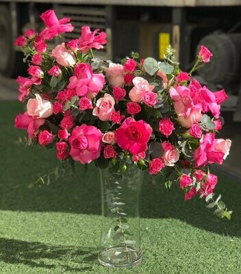 Sleek Flowers In Vase