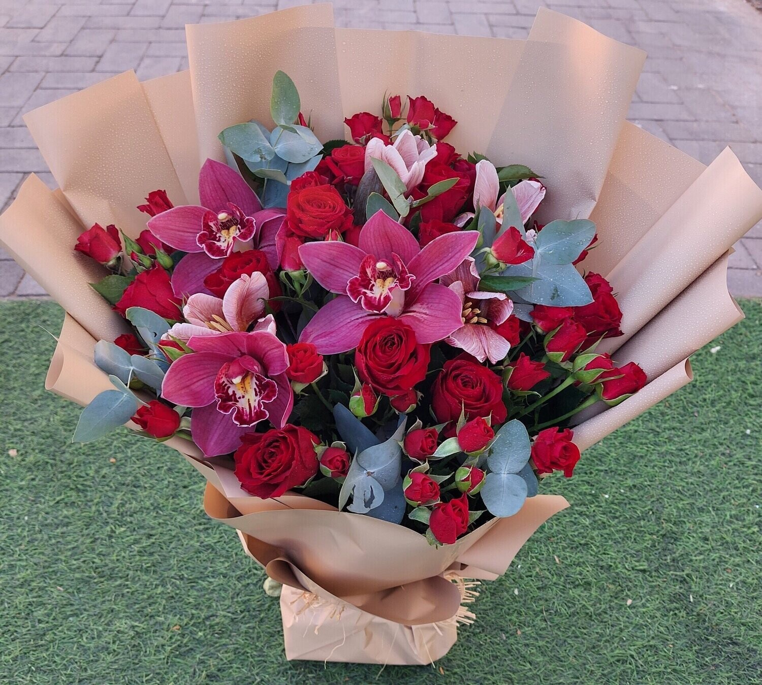 Treasured Cymbedium Hand Bouquet