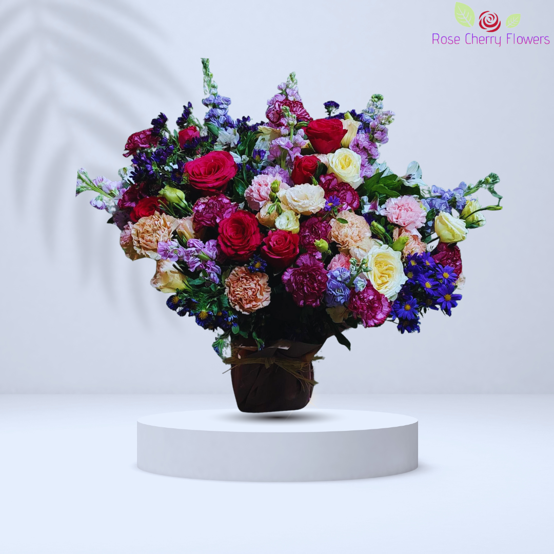 A Flamboyant Flower Bouquet