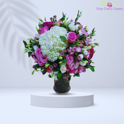 Breezy Floral Flowers In Vase