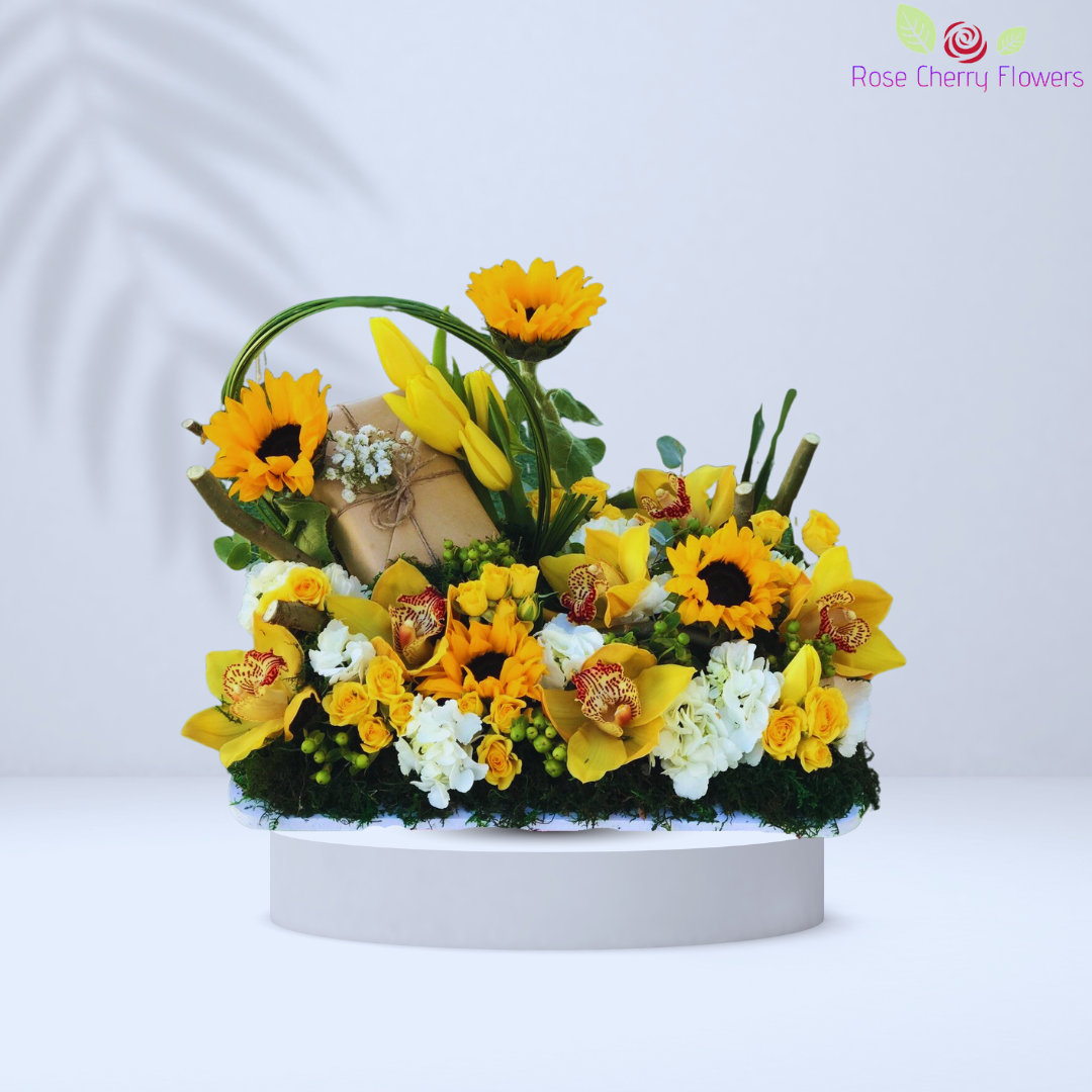 Enticing Sunflower Arrangement