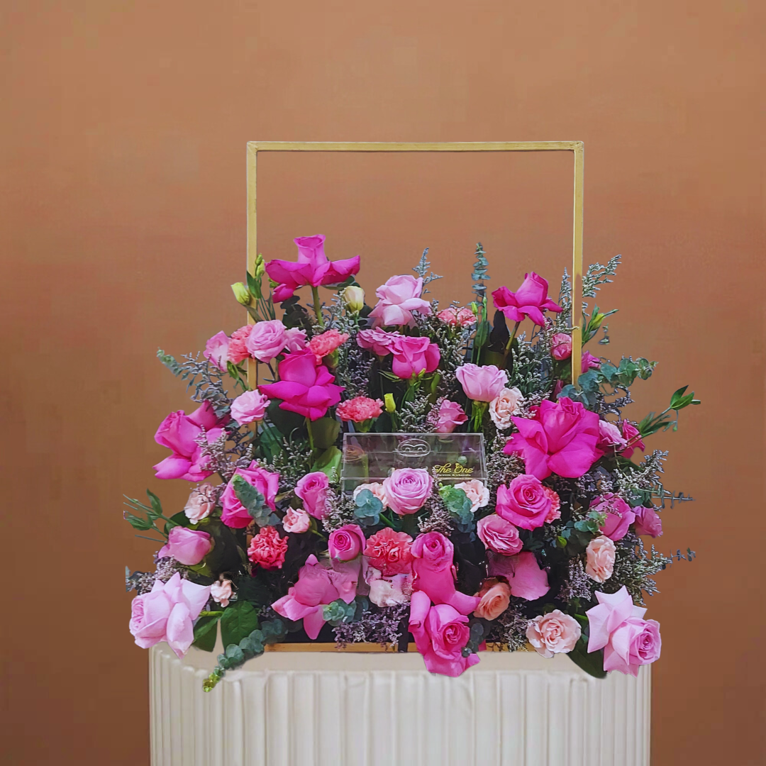 Huge Pink Flower Arrangement