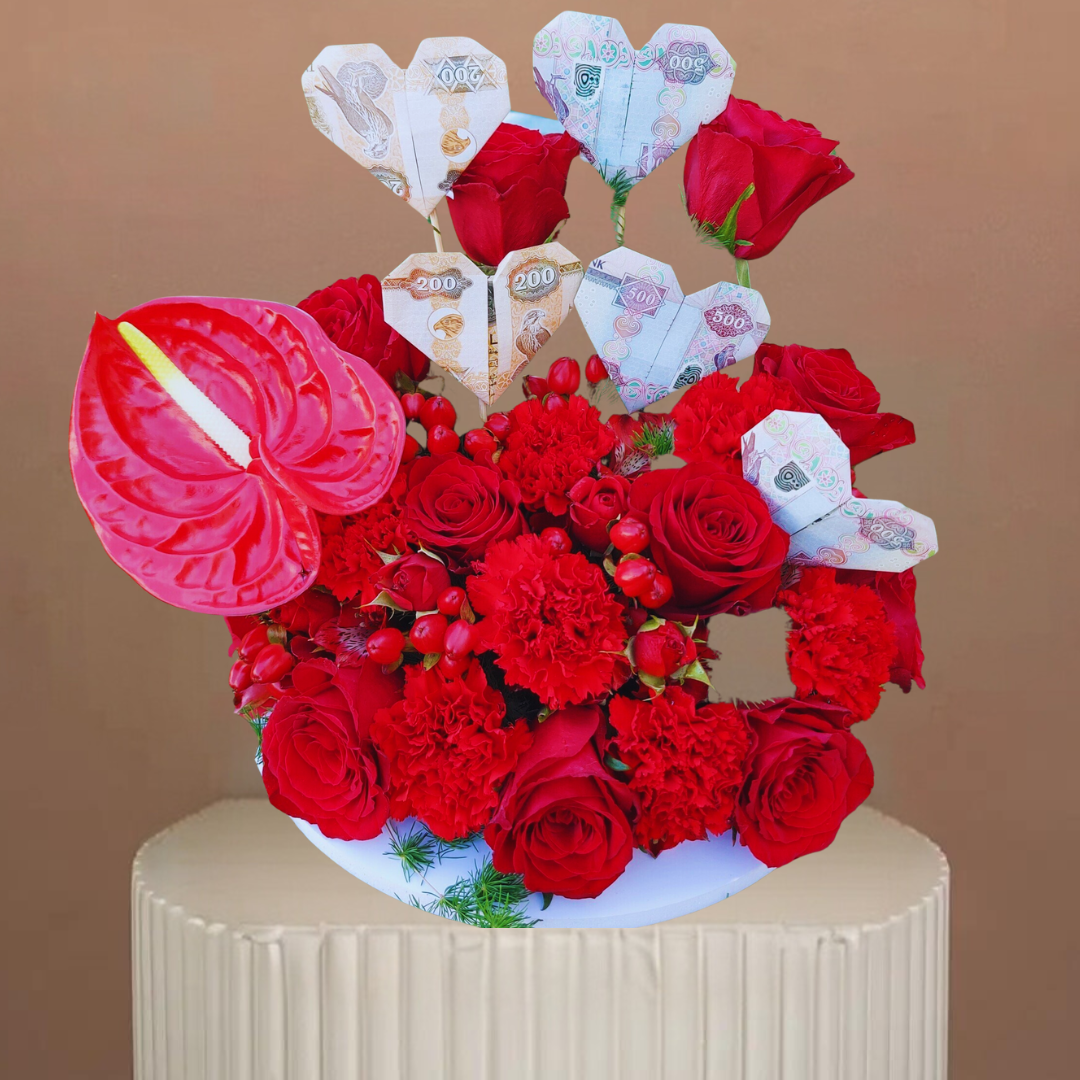 Luxurious Red Flower Arrangement