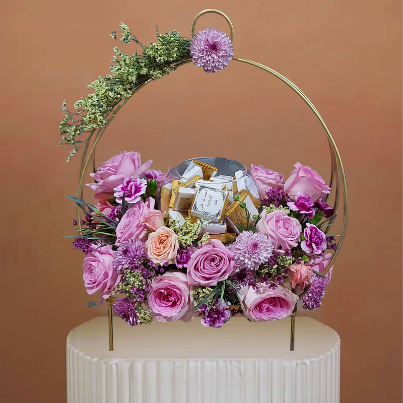 Perfect Pink Flowers Arrangement