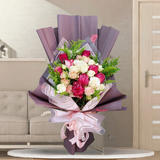 Pearl Rose Flower Hand Bouquet