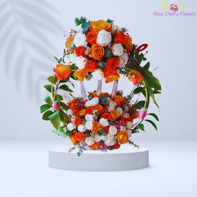 A Buoyant Flower Bouquet