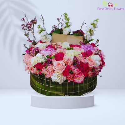 Affection Flowers In Basket Affection Flowers In Basket