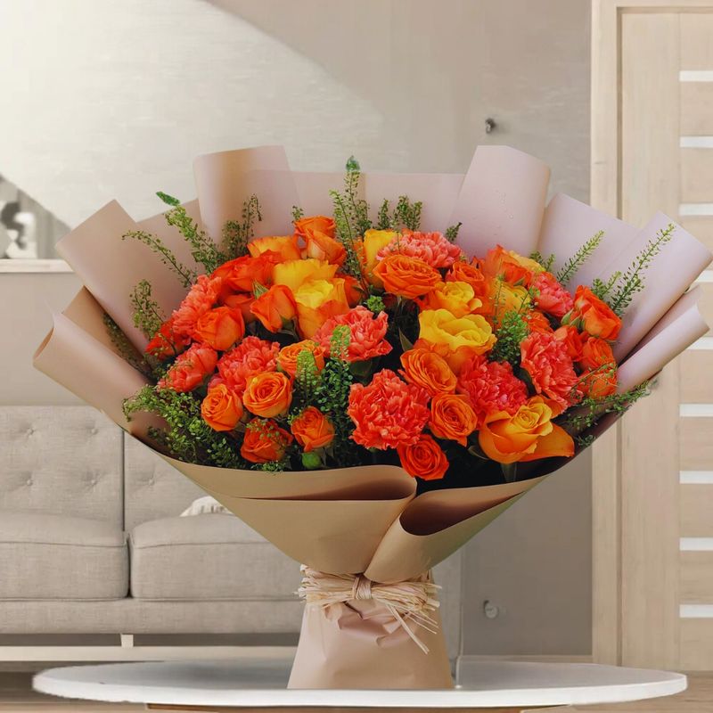 Magnificient Orange Bouquet