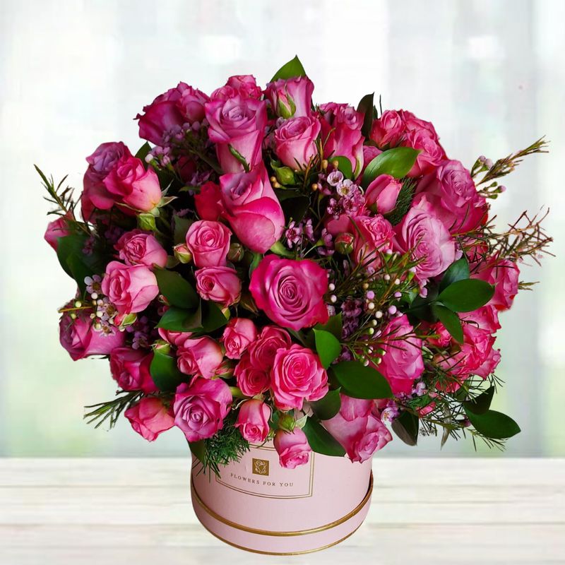 Purple Flower Basket