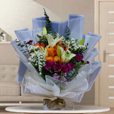 Mixed Flower Garden Bouquet