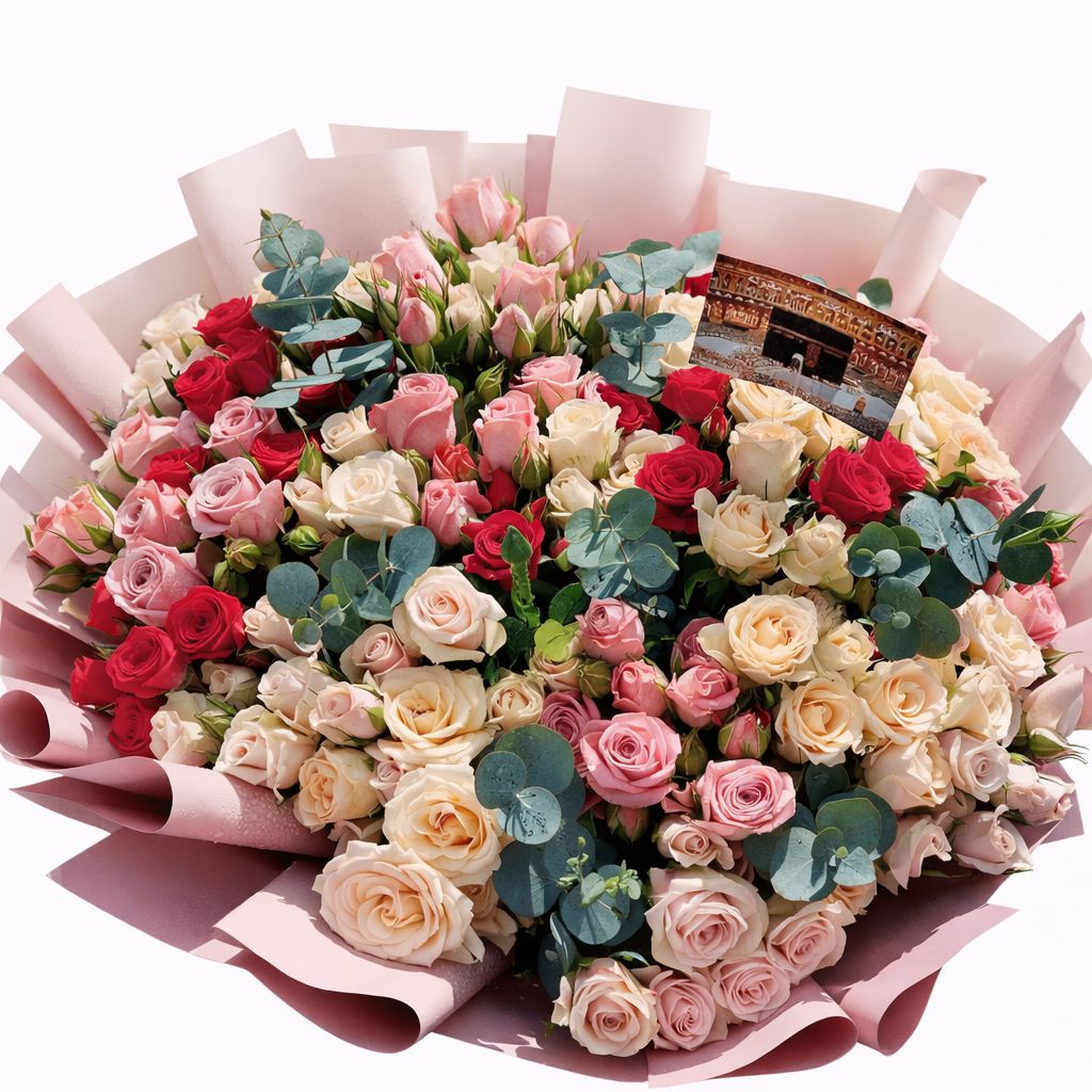 Affection Mix Baby Roses Flower Bouquet