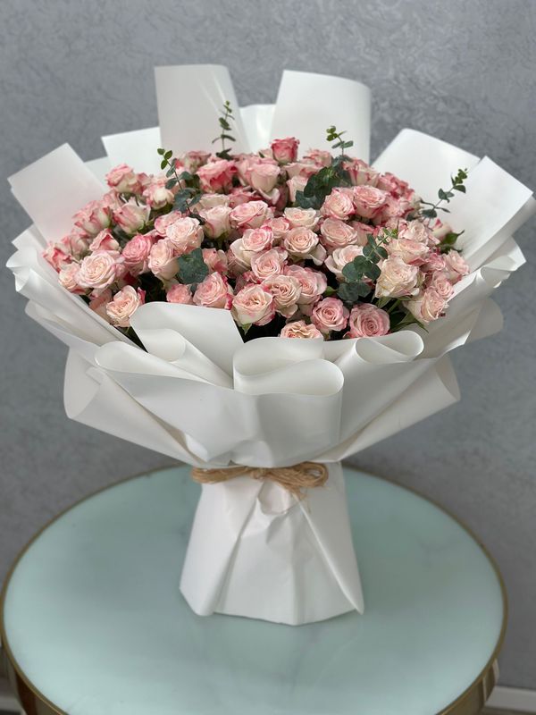 Double Color Baby Rose Bouquet