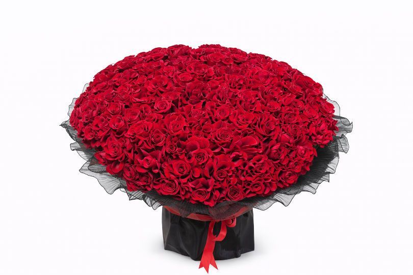 61 Luxury Red Roses Bouquet