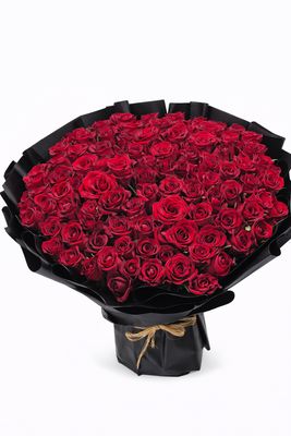 55 Premium Red Roses Bouquet 55 Premium Red Roses Bouquet