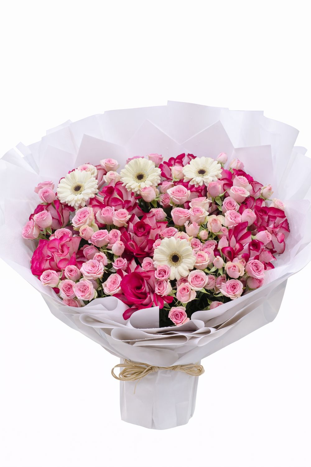 Roses And Baby Roses Bouquet