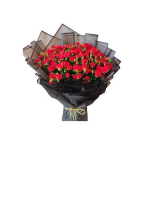 21 Red Baby Roses Bouquet 21 Red Baby Roses Bouquet