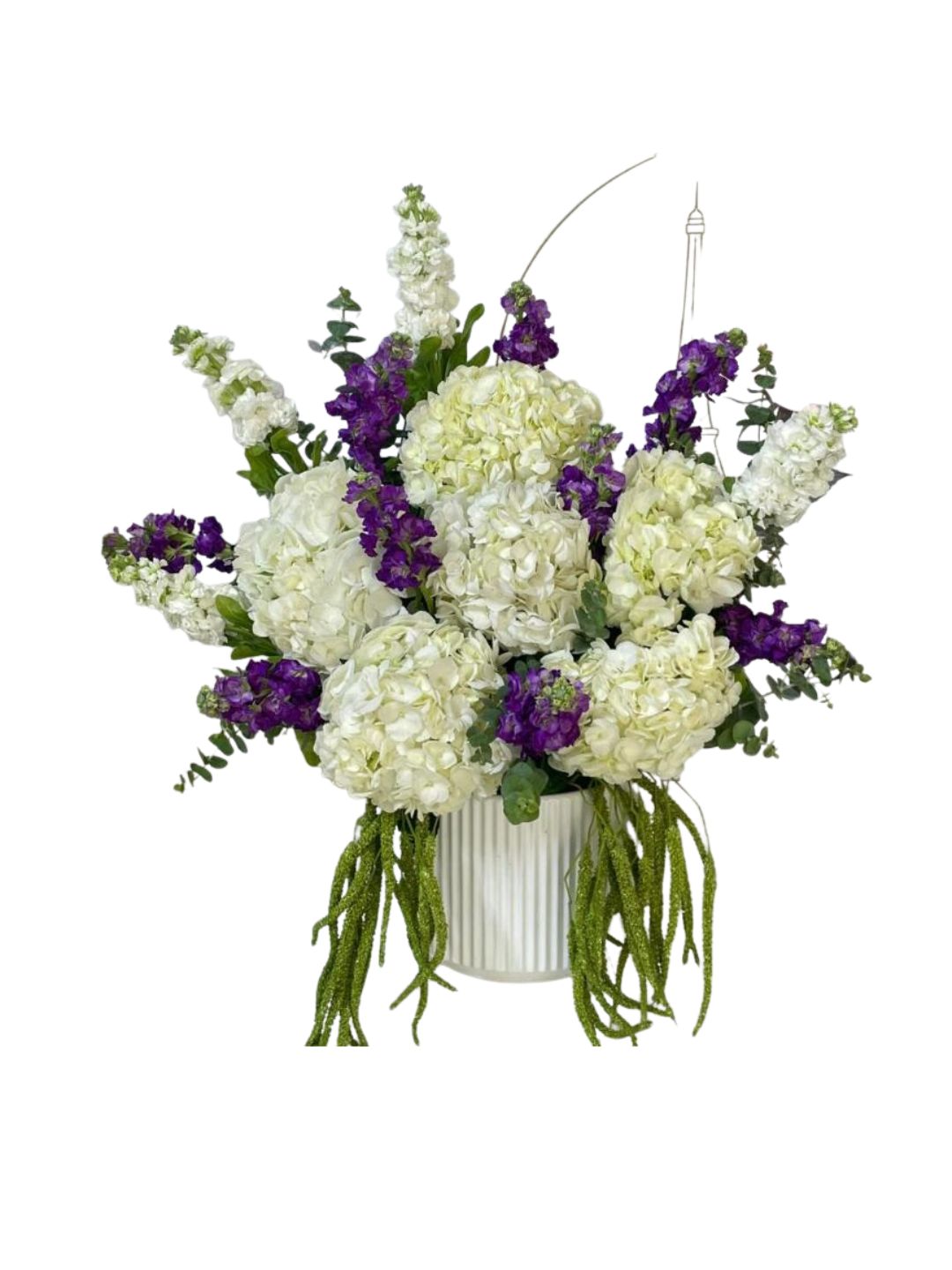 Hydrangea Methola Mixed Floral Arrangement Hydrangea Methola Mixed Floral Arrangement