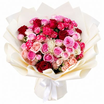 Mixed Baby Roses Bouquet Mixed Baby Roses Bouquet