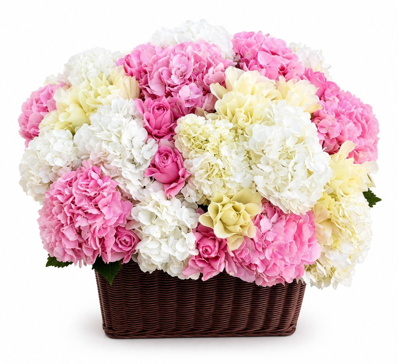 Mixed Hydrangea Basket