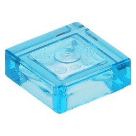 Fliese 1x1 Trans-Light-Blue