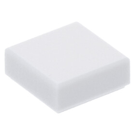 Fliese 1x1 White