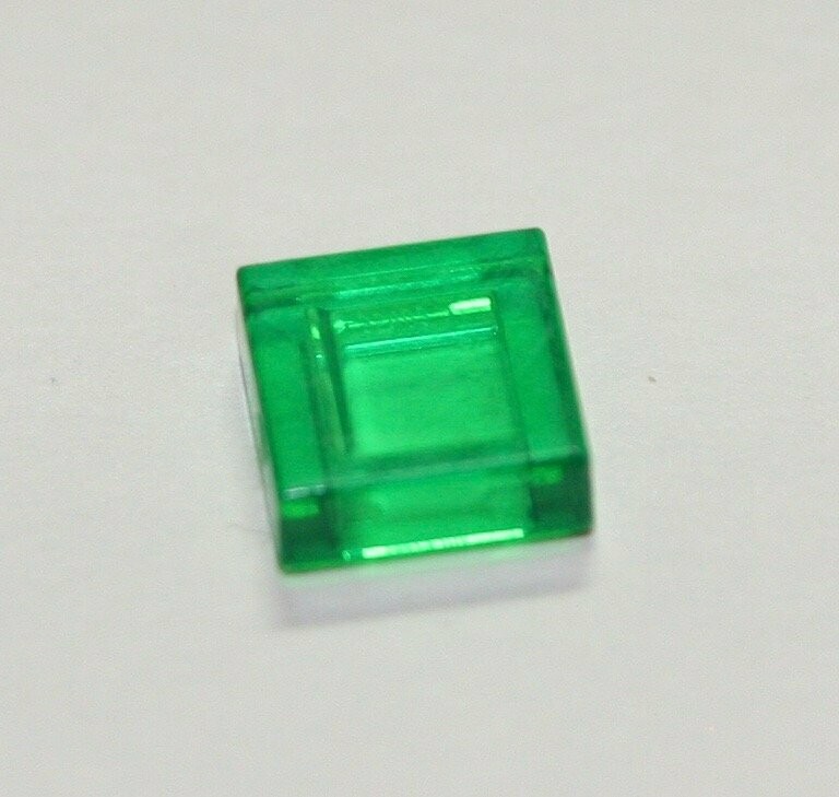 Fliese 1x1 Trans-green