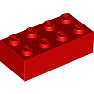Brick 2x4 Bright Red Brick 2x4 Bright Red
