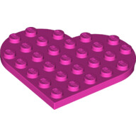 Plate 6x6, Heart, No. 1