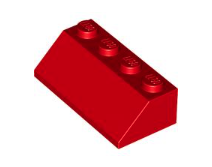 Roof Tile 2x4 / 45 Gr.