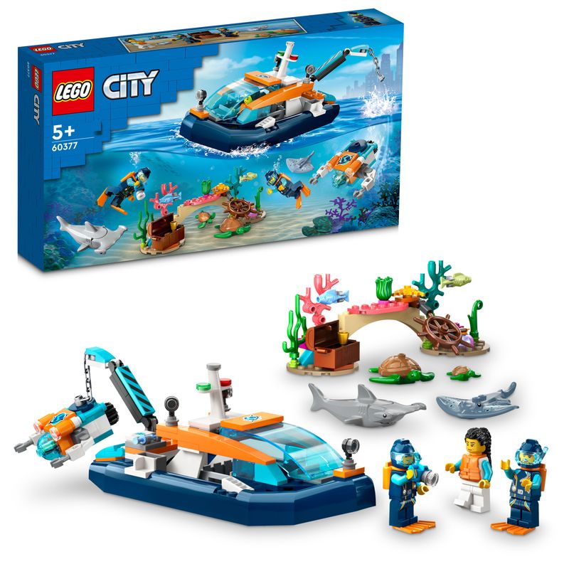 LEGO® City 60377 Meeresforscher-Boot LEGO® City 60377 Meeresforscher-Boot