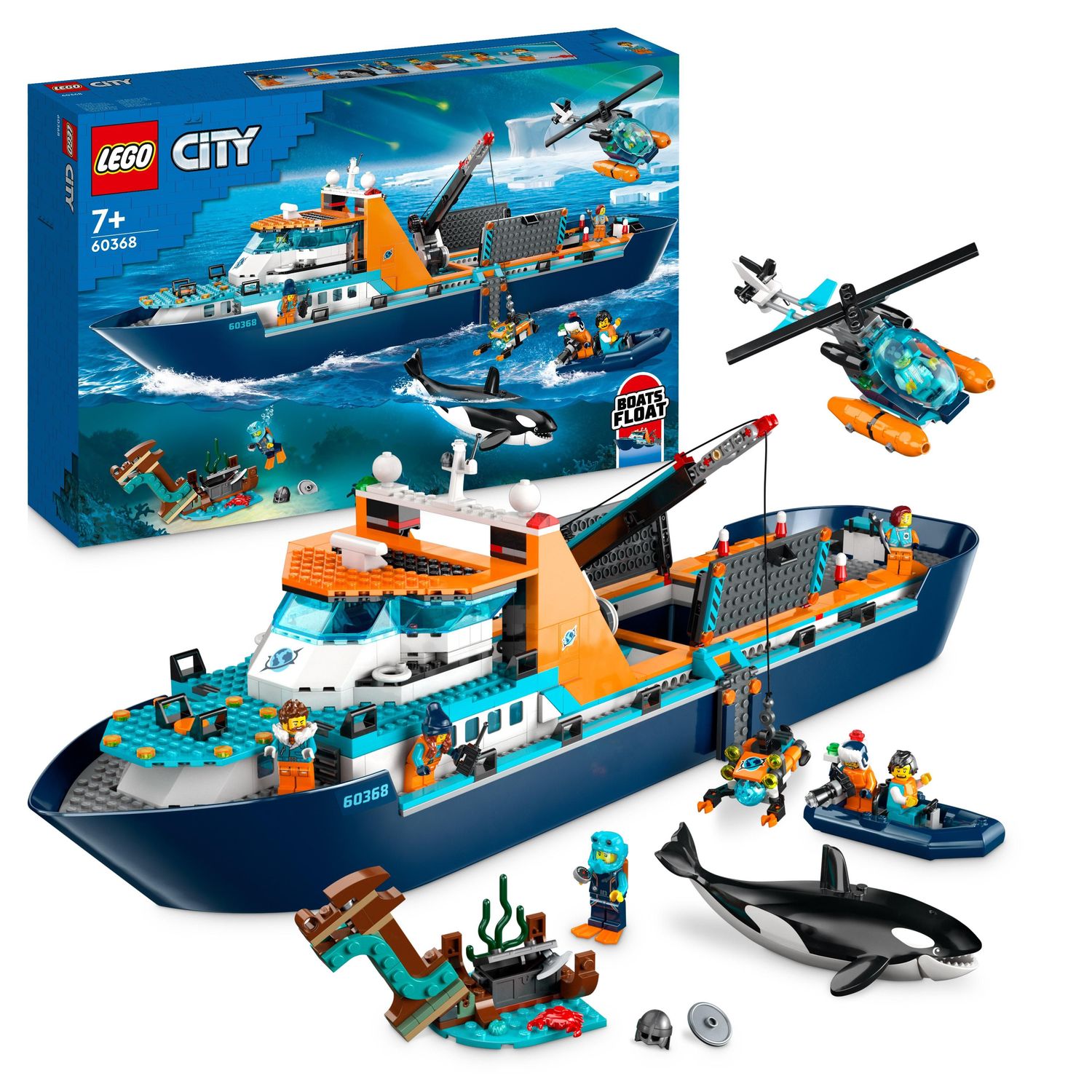 LEGO® City  60368  Arktis-Forschungsschiff