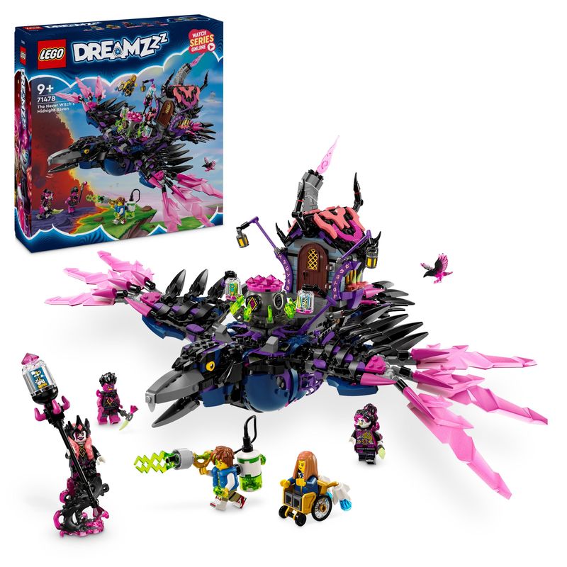 LEGO® Dreamzzz™ (71478) Der Mitternachtsrabe der Nimmerhexe LEGO® Dreamzzz™ (71478) Der Mitternachtsrabe der Nimmerhexe