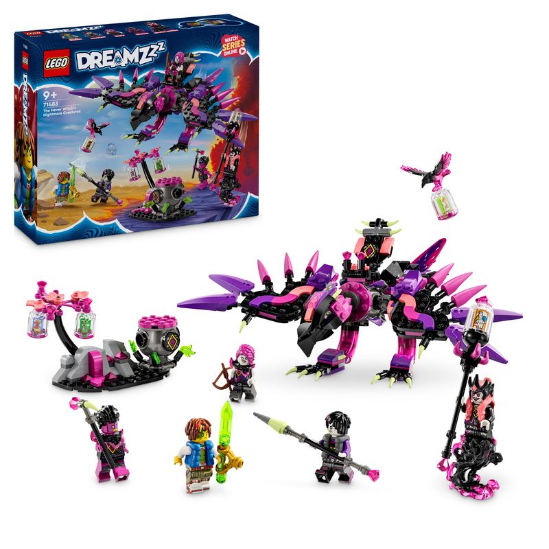 LEGO® Dreamzzz™ (71483) Die Albtraumkreaturen der Nimmerhexe LEGO® Dreamzzz™ (71483) Die Albtraumkreaturen der Nimmerhexe