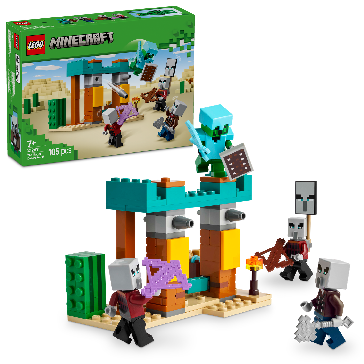 LEGO® MINECRAFT® 21267 Die Illager-Wüstenpatrouille