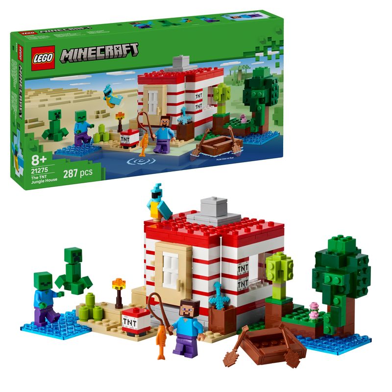 LEGO® MINECRAFT® 21275 Das TNT-Dschungelhaus