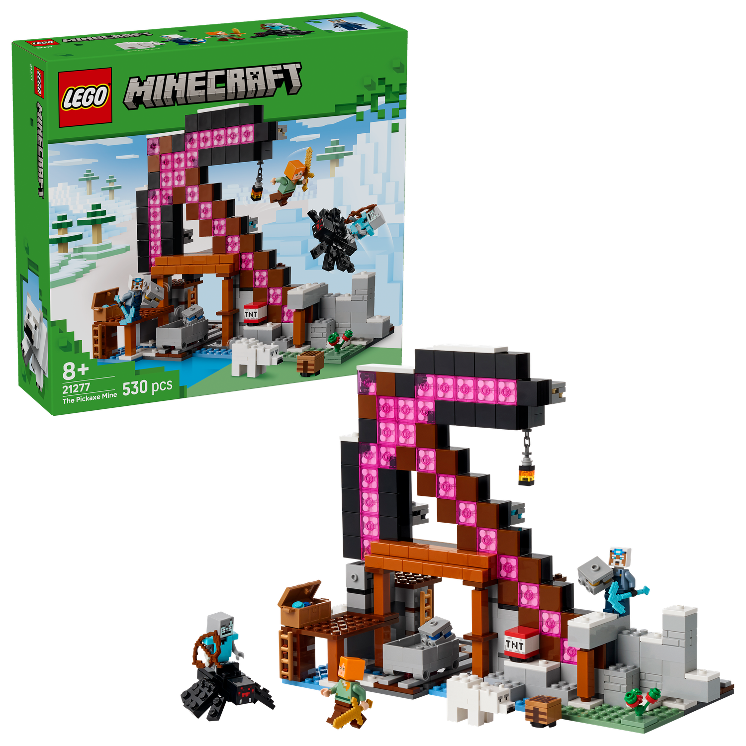 LEGO® MINECRAFT® 21277 Die Spitzhackenmiene