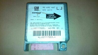 ECU Airbag Crash Sensors IDENT LJ Omega B GM 90492467 #1